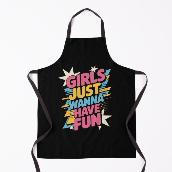 Item preview, 80's Girls Just Wanna Have Fun Women Girls 1980s designed and sold by MarkLeedsArt.