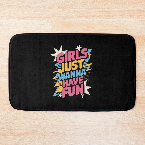 Item preview, 80's Girls Just Wanna Have Fun Women Girls 1980s designed and sold by MarkLeedsArt.