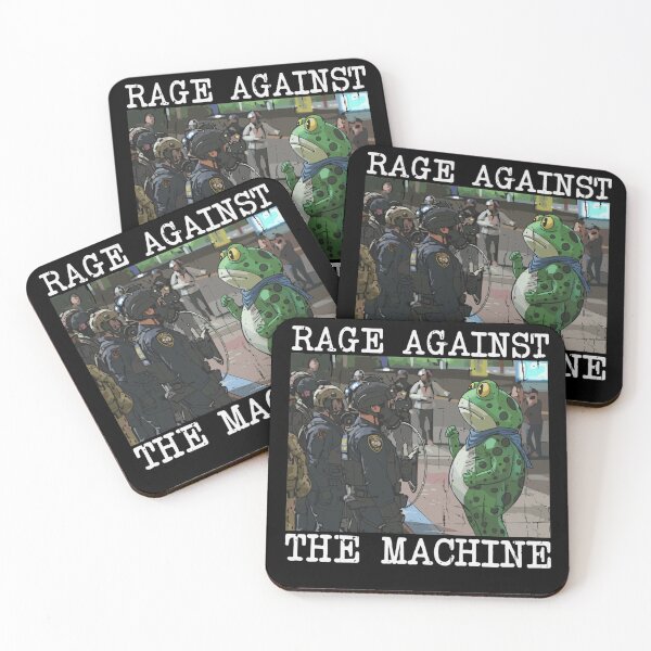 Item preview, Frog vs. The Machine  Satirical Protest Graphic designed and sold by Evaevonechi.