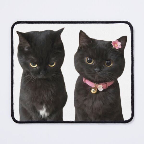 Item preview, Cute Black Cat Couple designed and sold by barkandmeow.