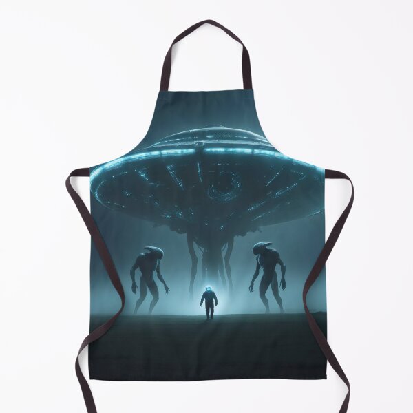 Item preview, Meeting with aliens. designed and sold by MyHappyArtShop.