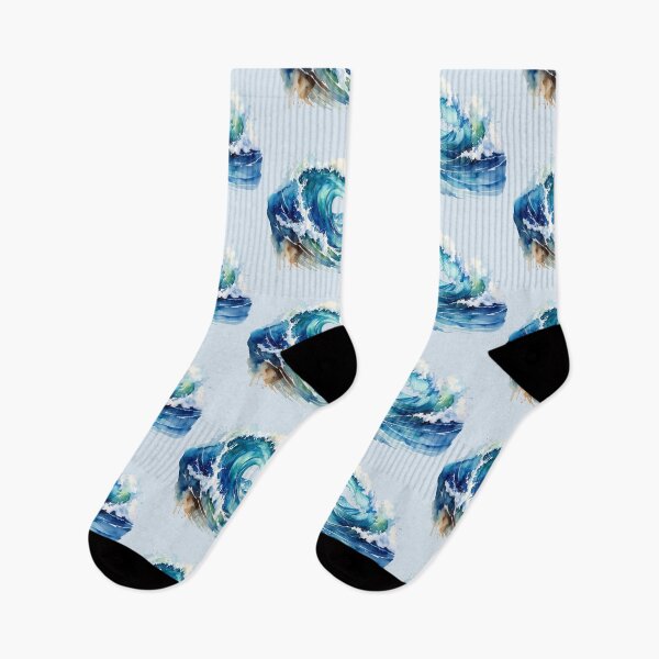 Item preview, Power of the sea, wave in watercolor designed and sold by LiskoDesign.