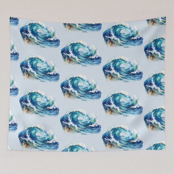 Item preview, Power of the sea, wave in watercolor designed and sold by LiskoDesign.