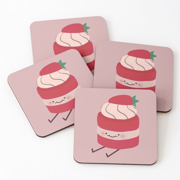 Item preview, Cute Red Velvet Cake Character designed and sold by Asutip.