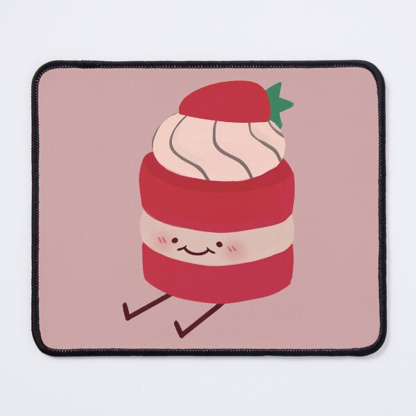 Item preview, Cute Red Velvet Cake Character designed and sold by Asutip.