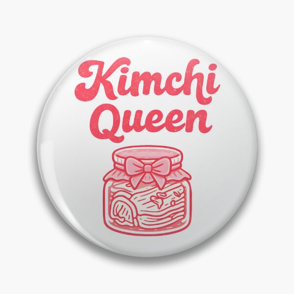Item preview, Cute Kimchi Queen Pink Jar Illustration  designed and sold by HowToCanadian.