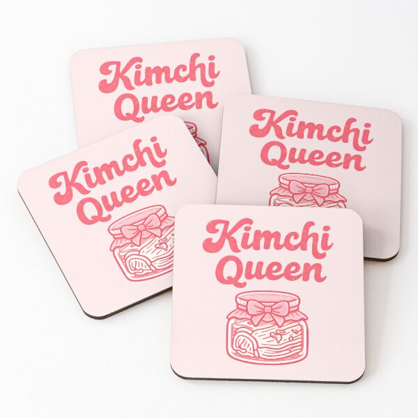 Item preview, Cute Kimchi Queen Pink Jar Illustration  designed and sold by HowToCanadian.