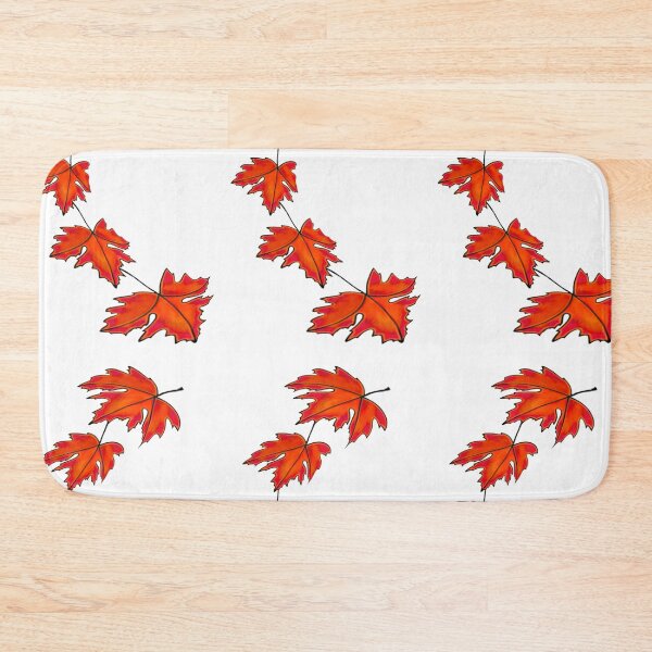 Item preview, Red and Orange Maple leaves | Fall - Autumn colors designed and sold by hollycooper.