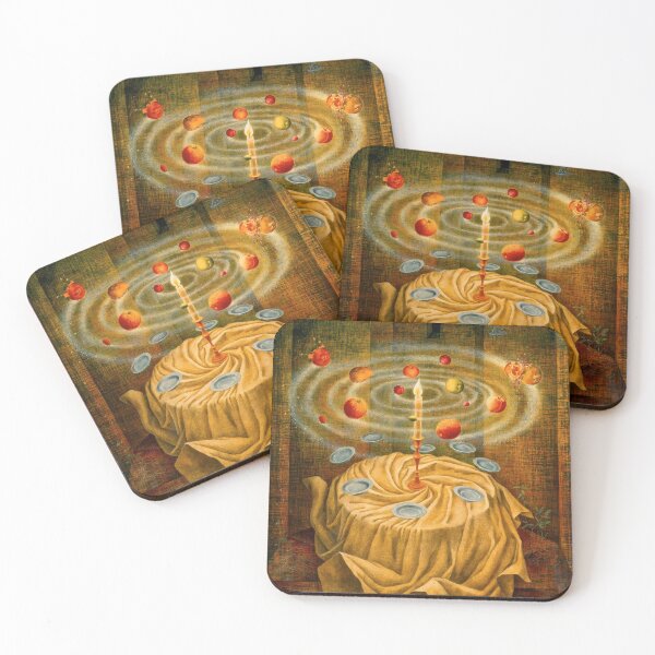 Item preview, Dining Table Poltergeist (still Life Rising), By Remedios Varo designed and sold by st1art.