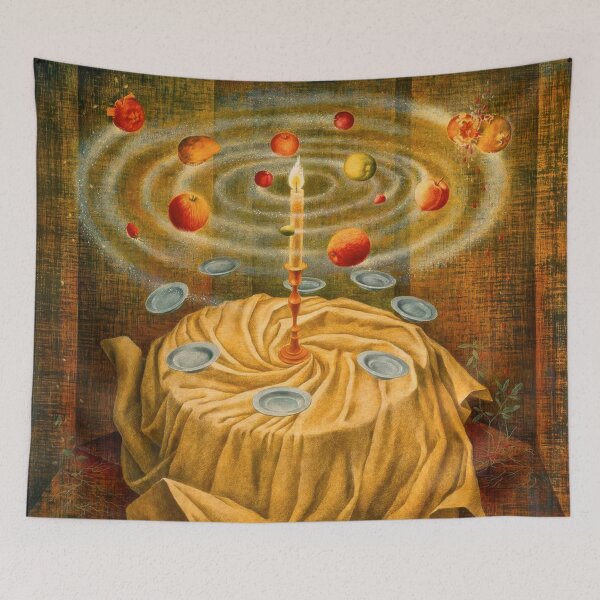 Item preview, Dining Table Poltergeist (still Life Rising), By Remedios Varo designed and sold by st1art.