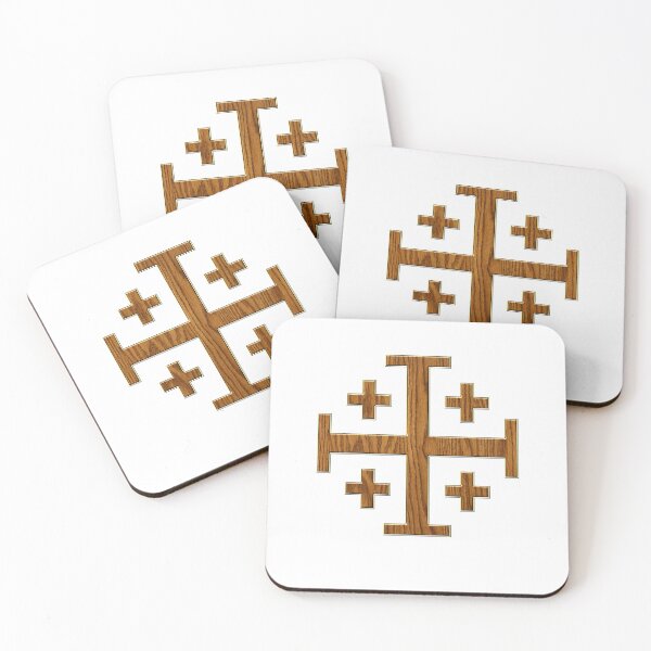 Item preview, Wooden Jerusalem Cross Carpenter Symbol designed and sold by PatriotFoundry.