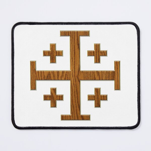 Item preview, Wooden Jerusalem Cross Carpenter Symbol designed and sold by PatriotFoundry.