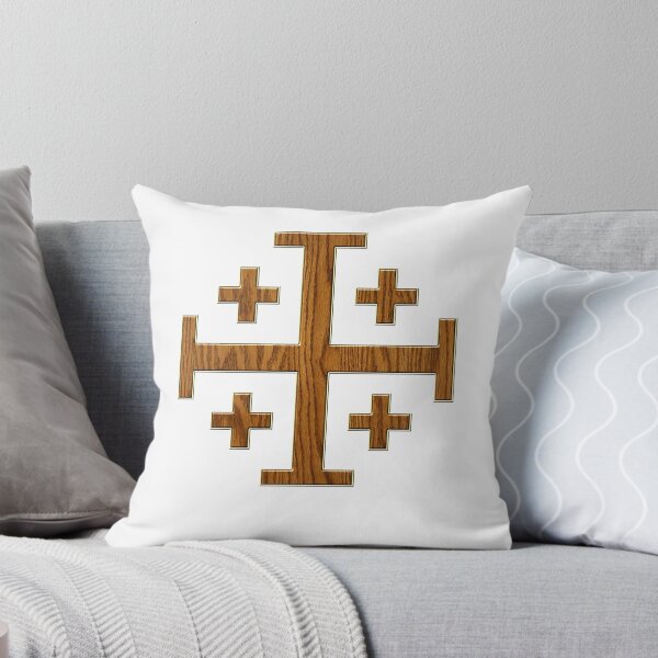 Item preview, Wooden Jerusalem Cross Carpenter Symbol designed and sold by PatriotFoundry.