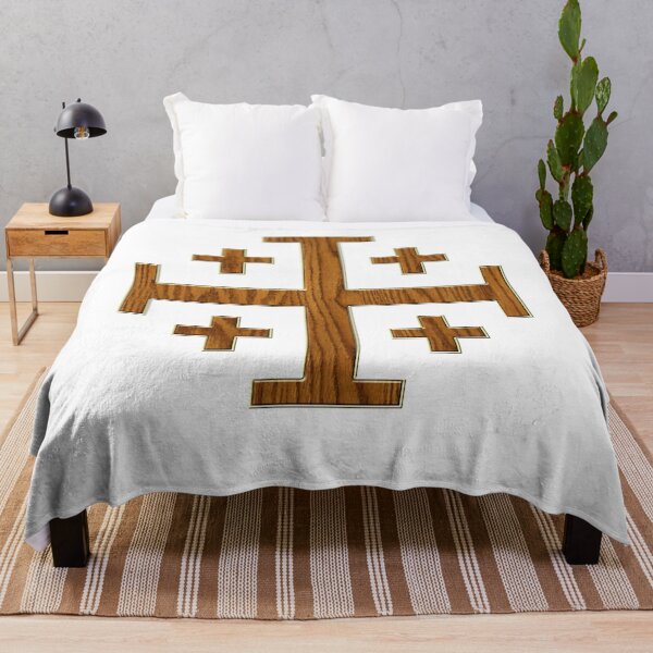 Item preview, Wooden Jerusalem Cross Carpenter Symbol designed and sold by PatriotFoundry.