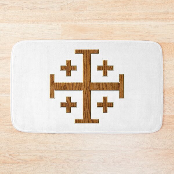 Item preview, Wooden Jerusalem Cross Carpenter Symbol designed and sold by PatriotFoundry.