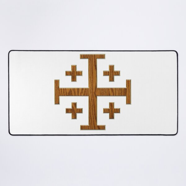 Item preview, Wooden Jerusalem Cross Carpenter Symbol designed and sold by PatriotFoundry.