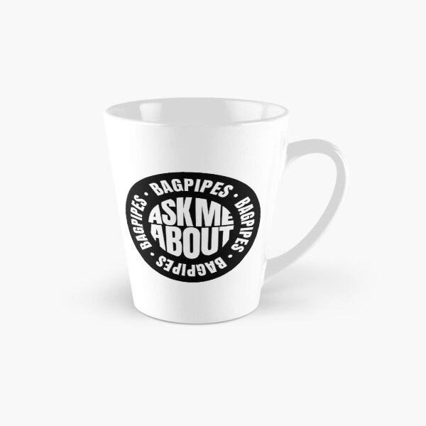 Item preview, Ask Me About Bagpipes Funny Bagpiper Quote designed and sold by MaryAller.