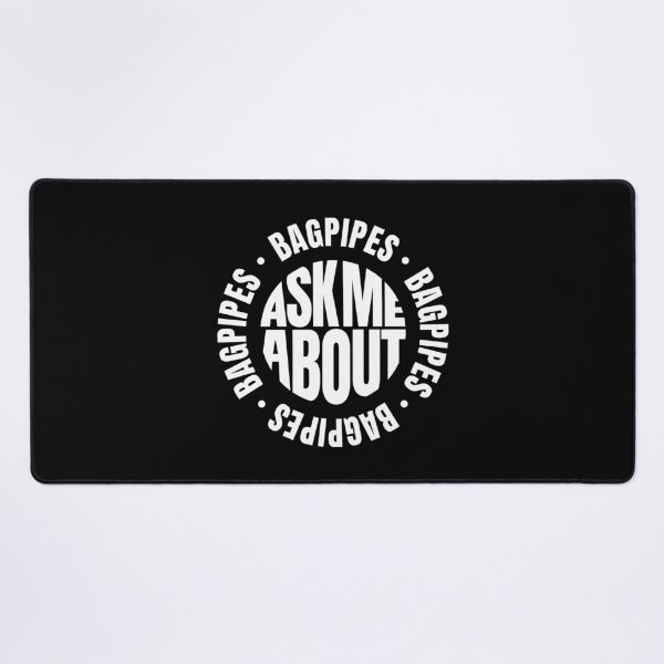 Item preview, Ask Me About Bagpipes Funny Bagpiper Quote designed and sold by MaryAller.