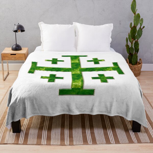Item preview, Emerald Jerusalem Cross Marble Symbol designed and sold by PatriotFoundry.