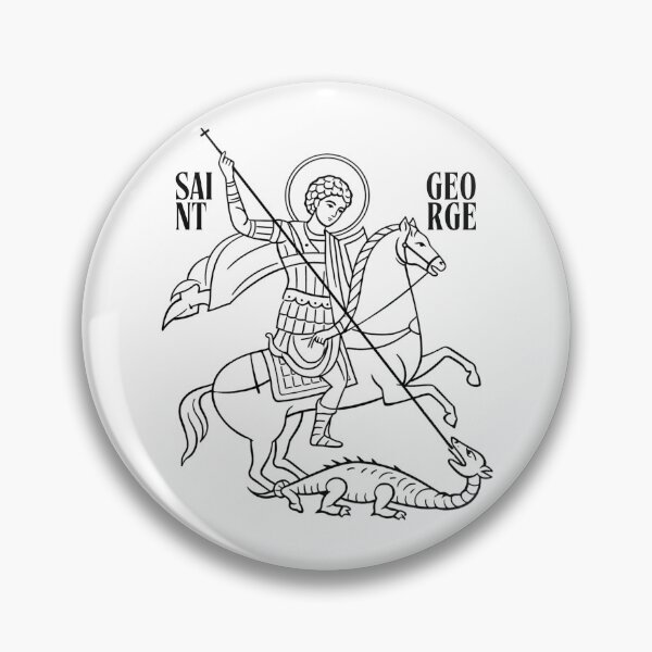 Item preview, Saint George Minimalist Icon designed and sold by maddieelysse.