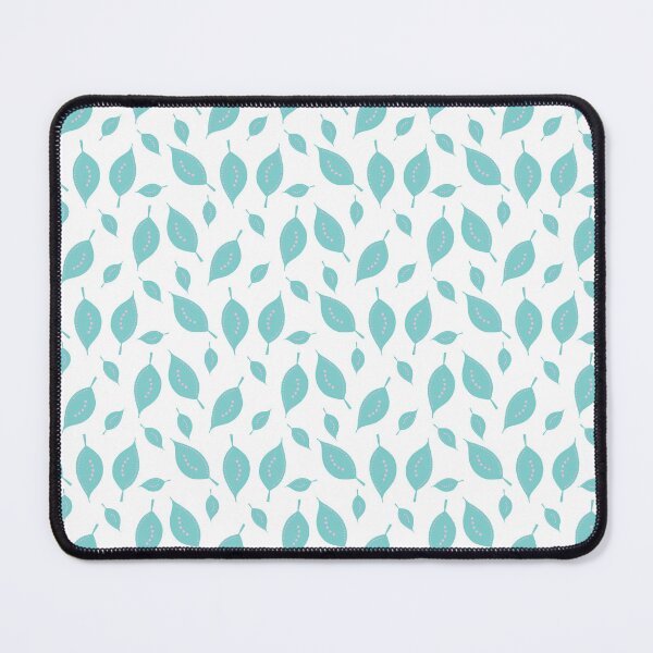 Item preview, Foliole - leaves and lines - white teal designed and sold by Stephanie Fiona Design.