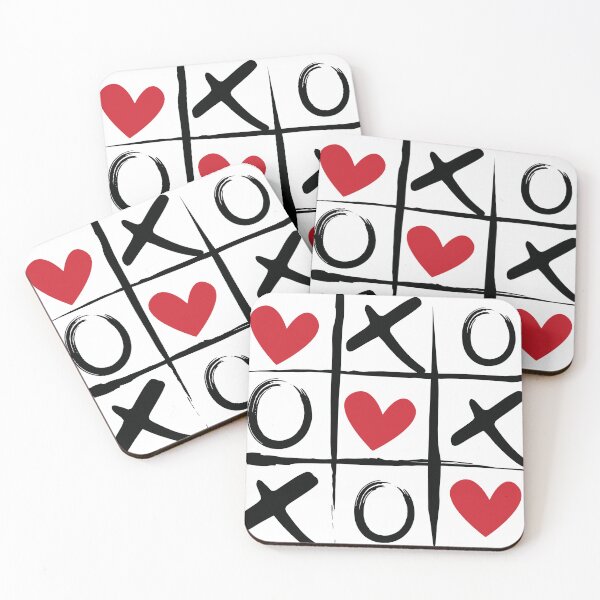 Item preview, Love Tic Tac Toe Hearts designed and sold by Anghells-Store.