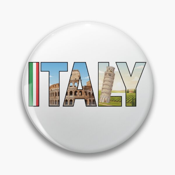 Item preview, Italy Typography With Cultural Symbols designed and sold by MIArt Studio.