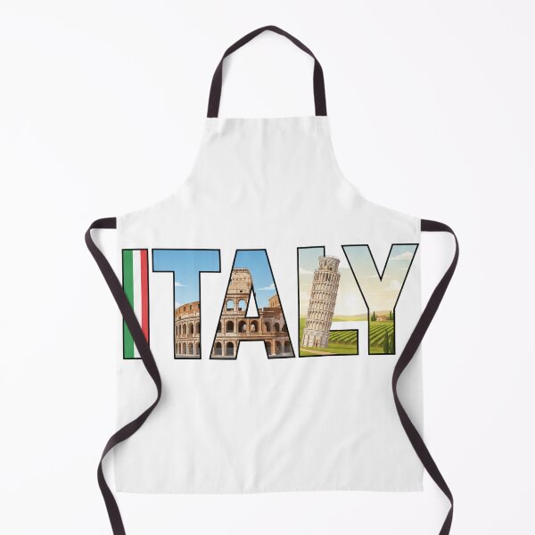 Item preview, Italy Typography With Cultural Symbols designed and sold by MIArt Studio.