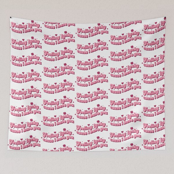 Item preview, Feeling Lucky – Valentine’s Day Love Quote designed and sold by tviyluv.