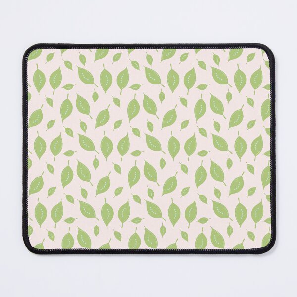 Item preview, Foliole - leaves and lines - pink green designed and sold by Stephanie Fiona Design.