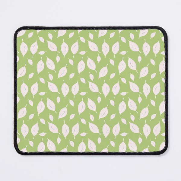 Item preview, Foliole - leaves and lines - green pink designed and sold by Stephanie Fiona Design.