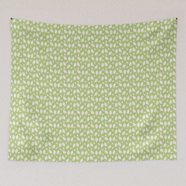 Item preview, Foliole - leaves and lines - green pink designed and sold by Stephanie Fiona Design.