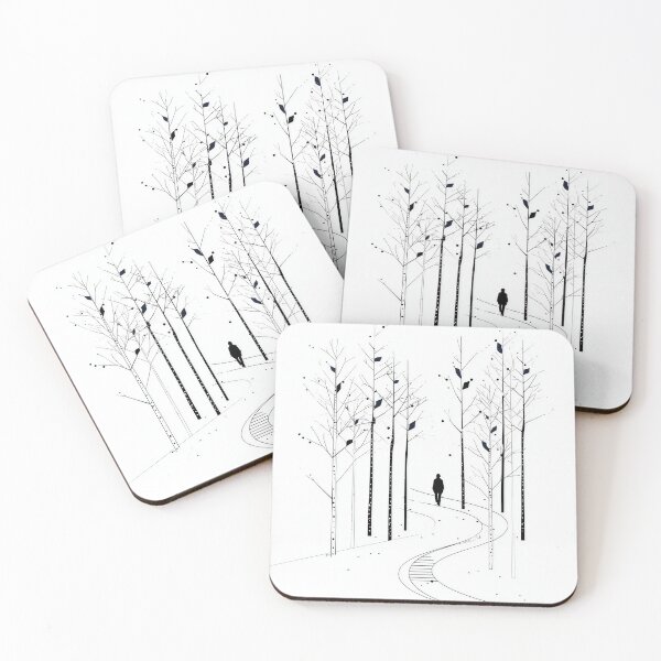 Item preview, A Quiet Path Through Bare Trees designed and sold by Dusk Atelier.
