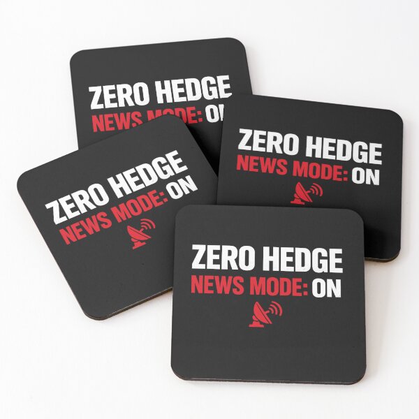 Item preview, Zero Hedge News Mode ON – Bold Market & Finance Quote Design designed and sold by JordanInk Studio.