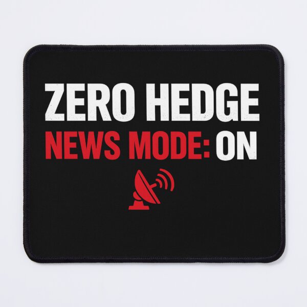 Item preview, Zero Hedge News Mode ON – Bold Market & Finance Quote Design designed and sold by JordanInk Studio.