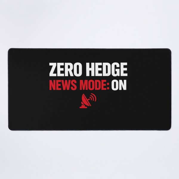 Item preview, Zero Hedge News Mode ON – Bold Market & Finance Quote Design designed and sold by JordanInk Studio.