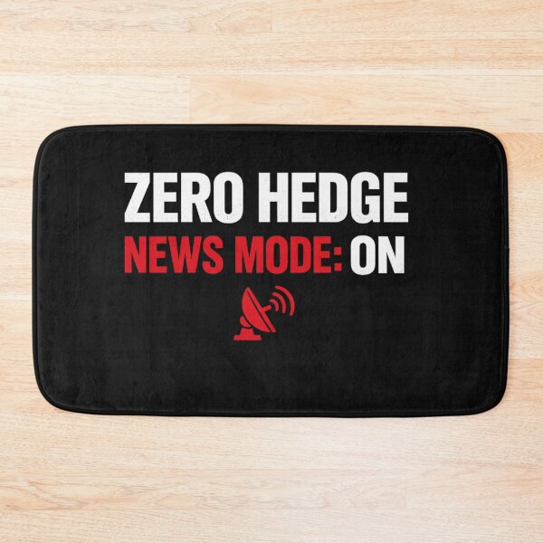 Item preview, Zero Hedge News Mode ON – Bold Market & Finance Quote Design designed and sold by JordanInk Studio.