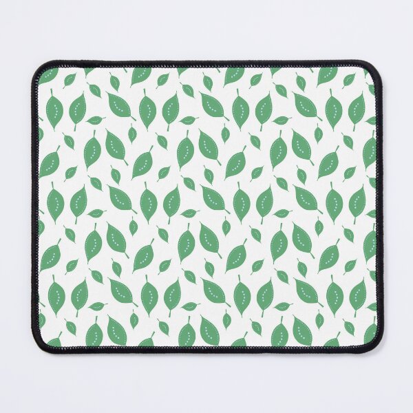 Item preview, Foliole - leaves and lines - white dark green designed and sold by Stephanie Fiona Design.