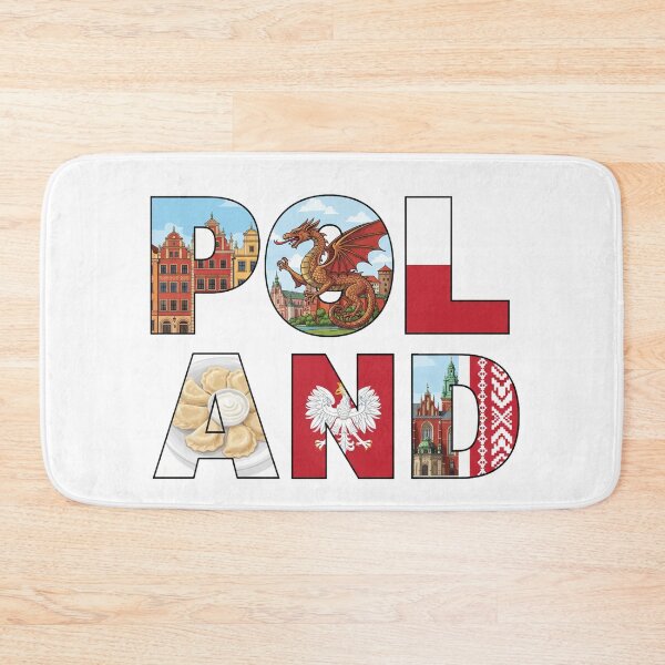 Item preview, Poland World Identity Typography Art designed and sold by MIArt Studio.
