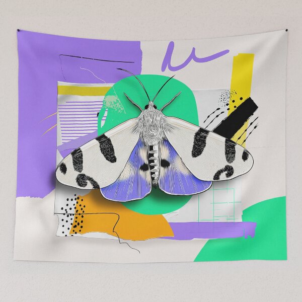Item preview, Flutterstorm Over Chroma City designed and sold by Venon28.