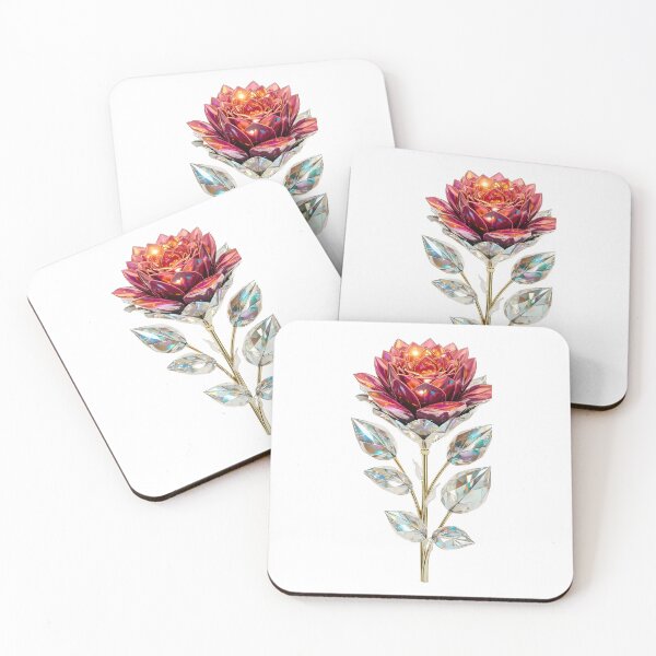 Item preview, Elegant Crystal Flower Artwork designed and sold by Marcu Ioachim.