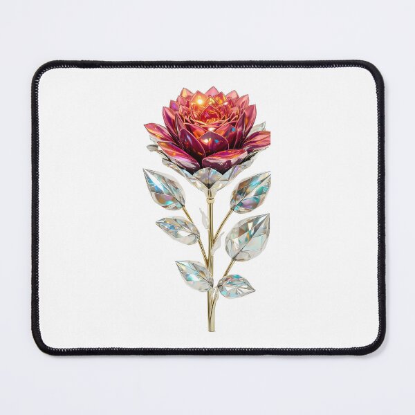 Item preview, Elegant Crystal Flower Artwork designed and sold by Marcu Ioachim.