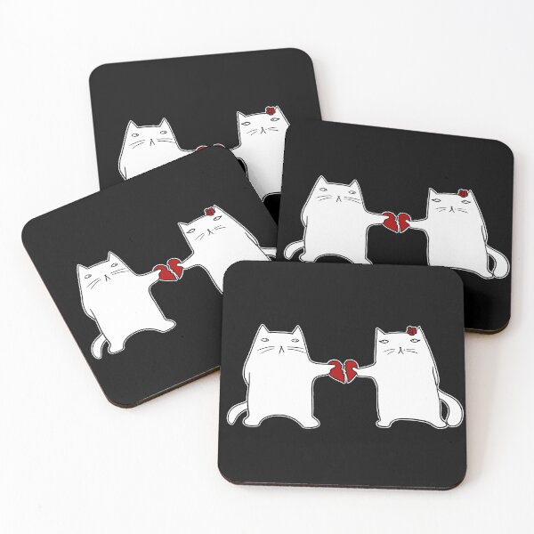 Item preview, Valentine's Day cats designed and sold by eri-morie.