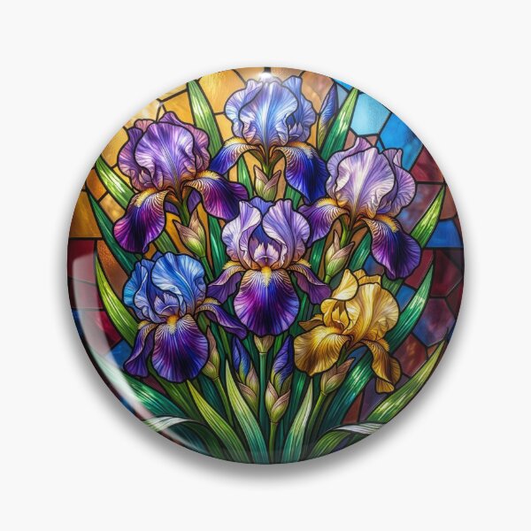 Artikelvorschau, Buntglas-Iris entworfen und verkauft von Tridentulus.