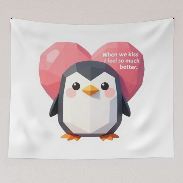 Item preview, "When We Kiss I Feel So Much Better - Romantic Quote Design" designed and sold by BlackAndBrown.