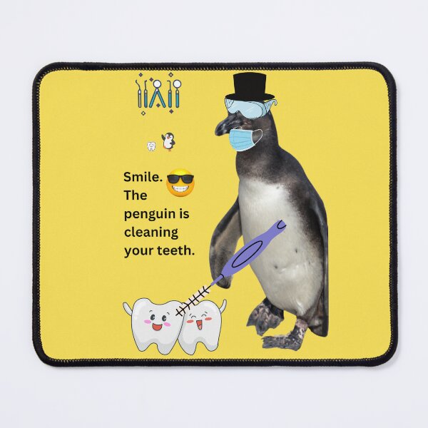 Item preview, Kopie von Kopie von Kopie von Penguin Dentist Collection - Want sparkling white teeth? – This penguin does. designed and sold by Katja LebenFreude.