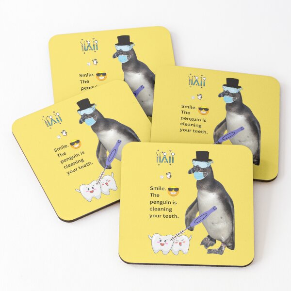 Item preview, Kopie von Kopie von Kopie von Penguin Dentist Collection - Want sparkling white teeth? – This penguin does. designed and sold by Katja LebenFreude.