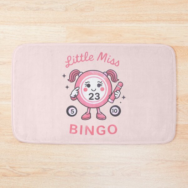 Item preview, Little Miss Bingo Cute Pink Ball Character designed and sold by HowToCanadian.