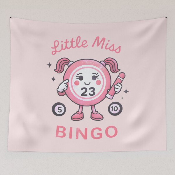 Item preview, Little Miss Bingo Cute Pink Ball Character designed and sold by HowToCanadian.