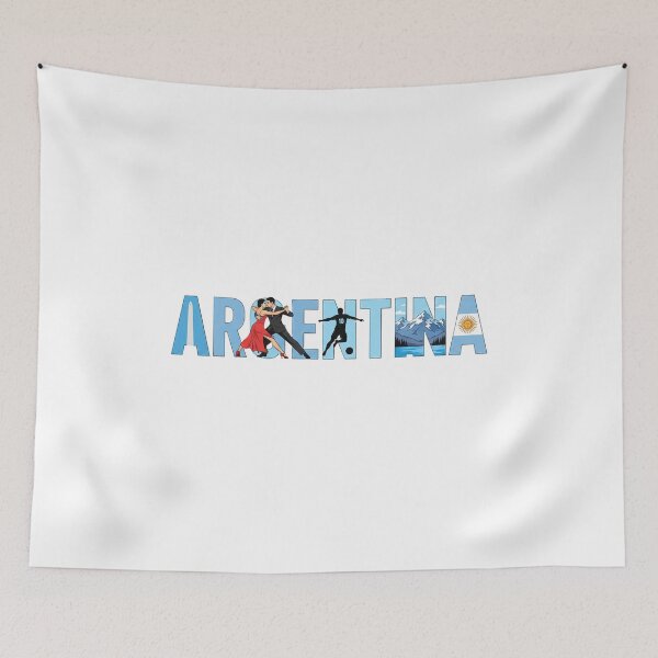 Item preview, Argentina Typography With Cultural Symbols designed and sold by MIArt Studio.
